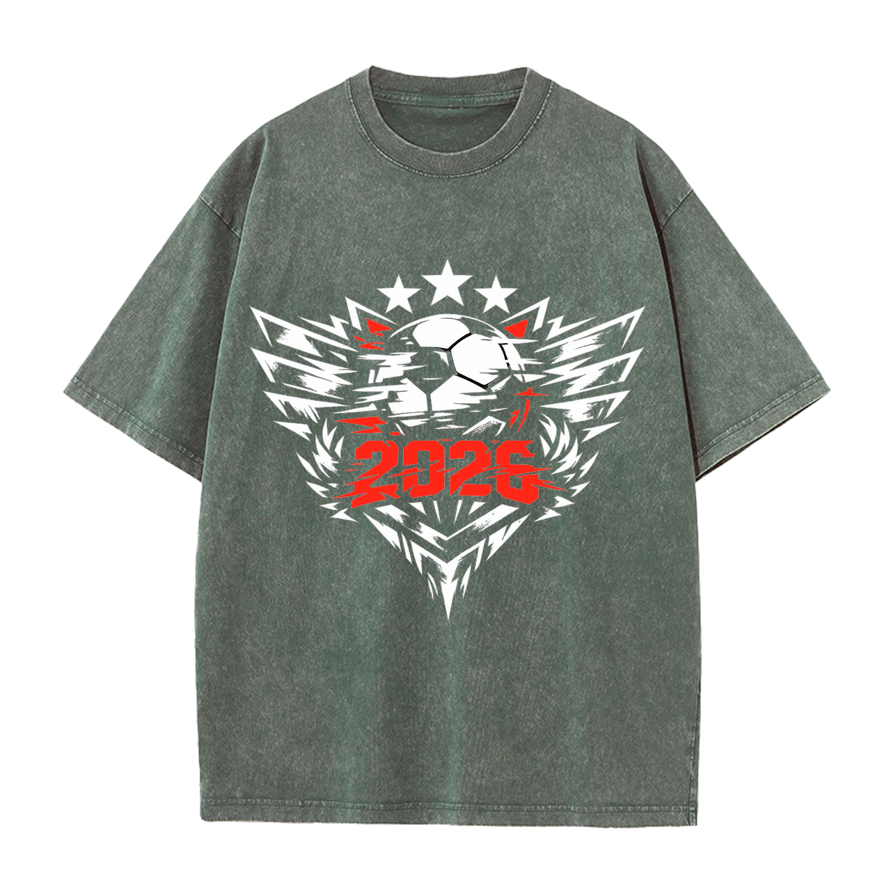 T-shirt Stahlkamm Emblem Spruchwappen WM 2026