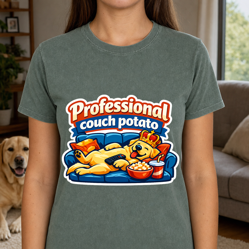 T-shirt Professional Couch Potato Dog Dad