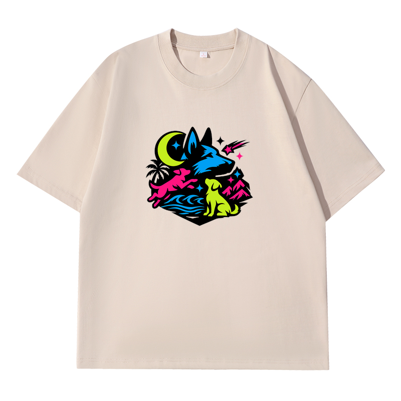 T-Shirt Hundeherz im Einklang