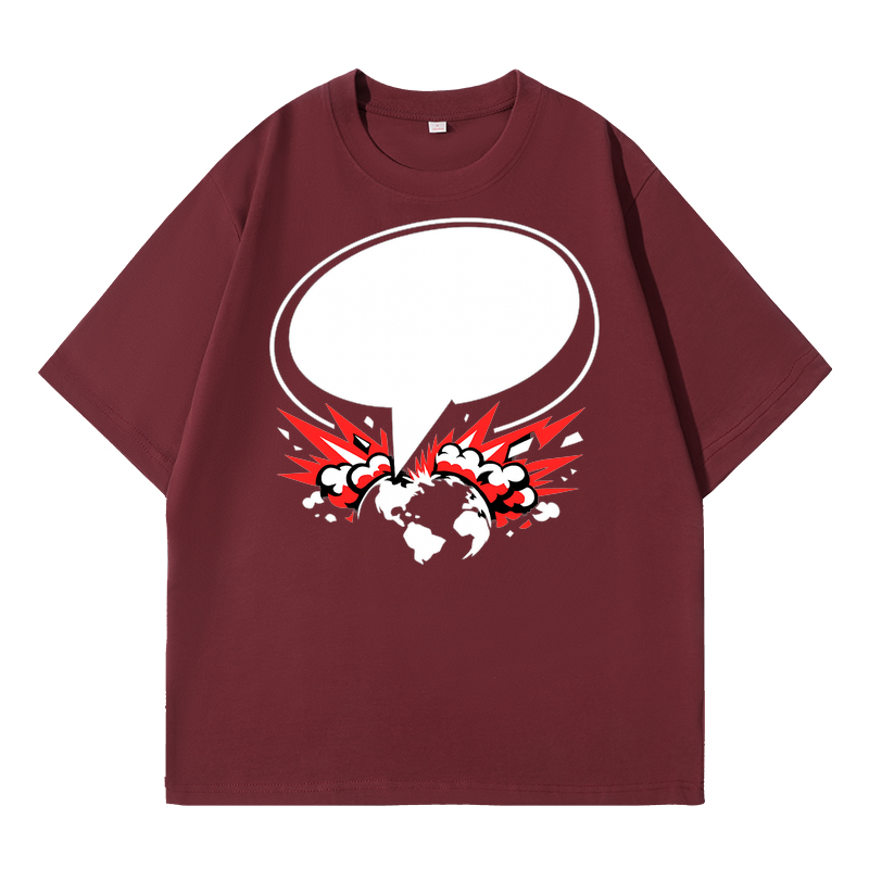 T-shirt Rebellenball im Raster Glanzspiel