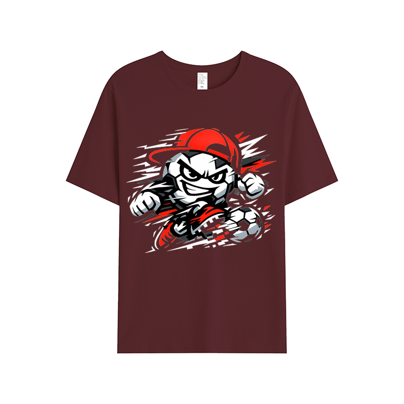 T-shirt Unaufhaltsamer Spielgeist Vektor-Maskottchen