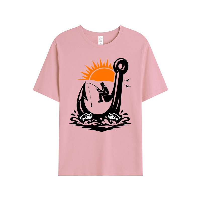 T-Shirt Angelglück am Wasser
