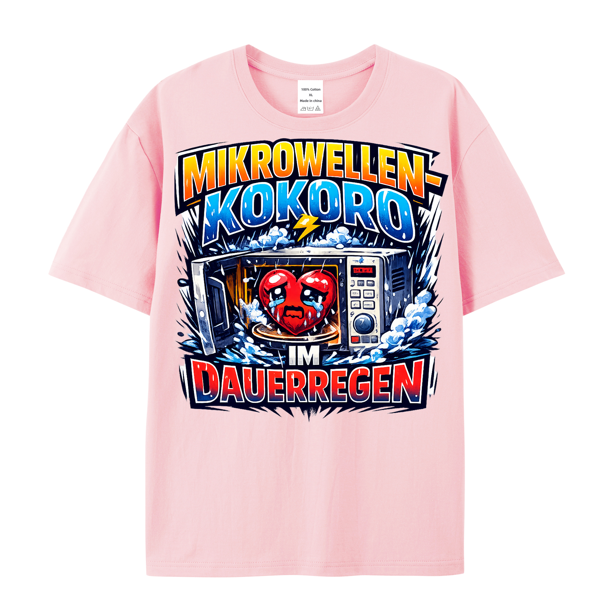T-Shirt Mikrowellen-Kokoro im Dauerregen Vibe