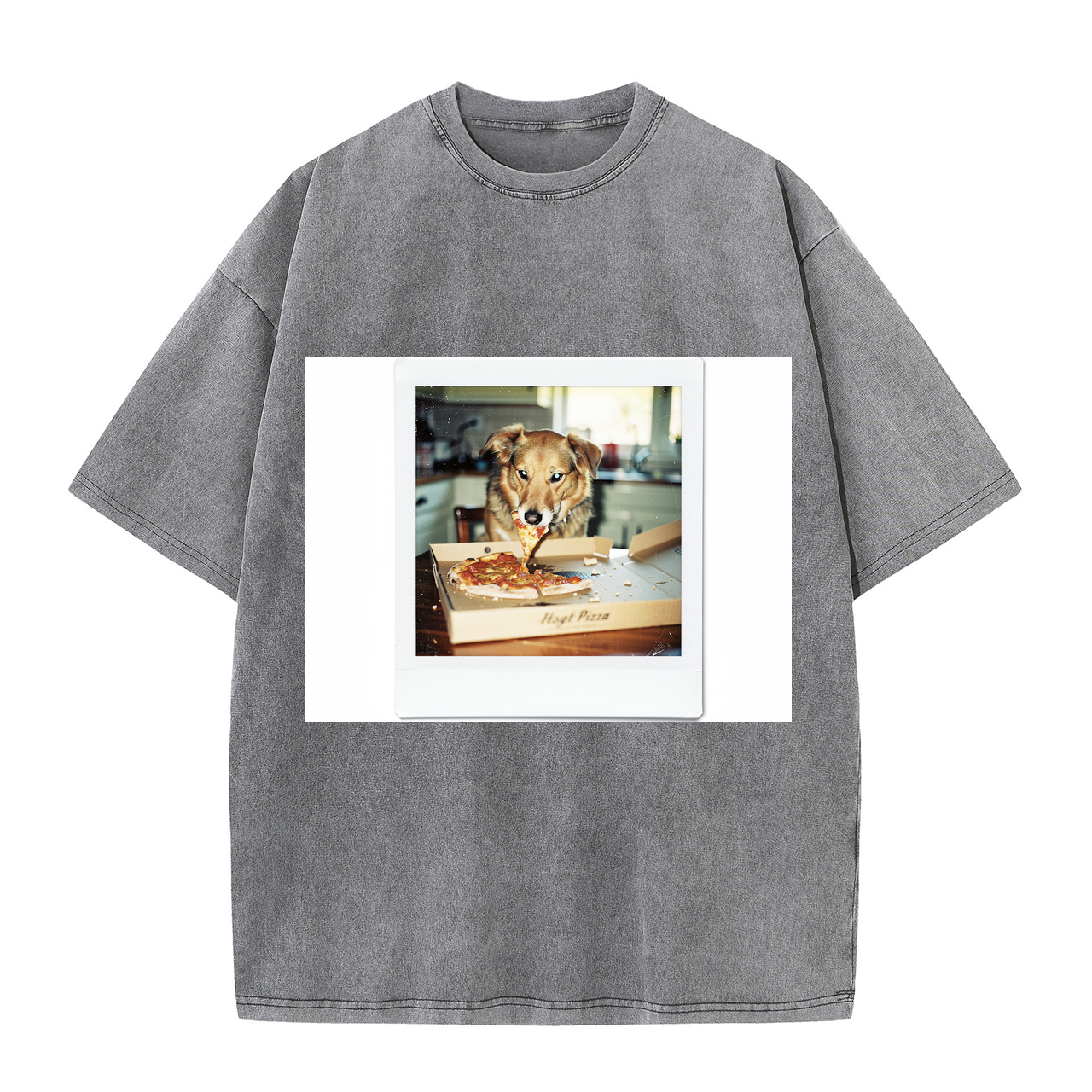 T-shirt Vintage Dog Polaroids Retro Vibe