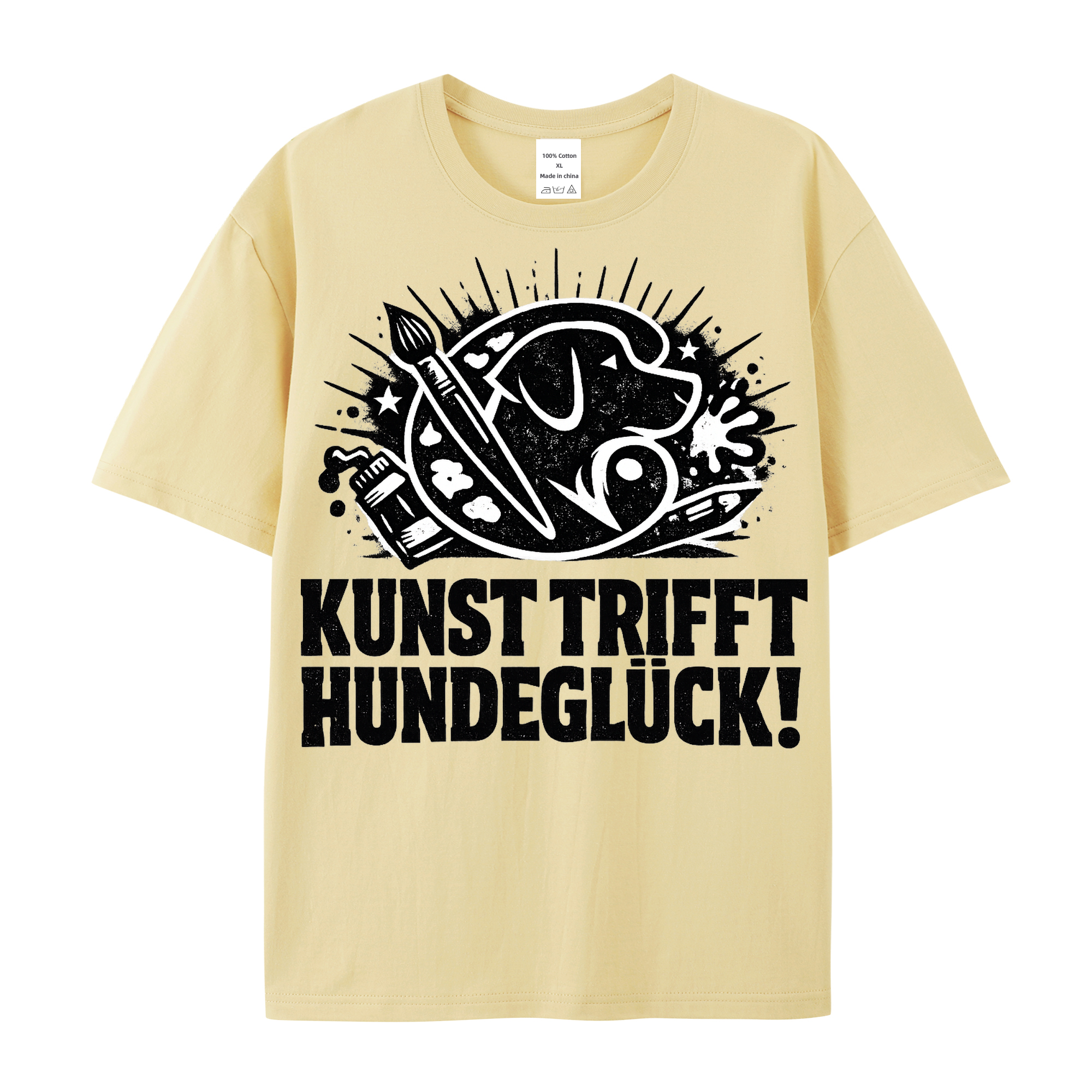 T-Shirt Kunstpfote Hundeglück