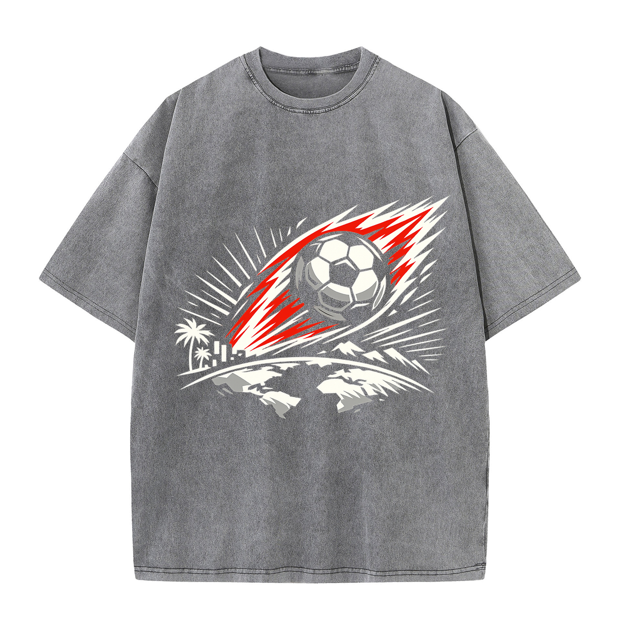 T-shirt Leuchtende Typowellen Fanidentität