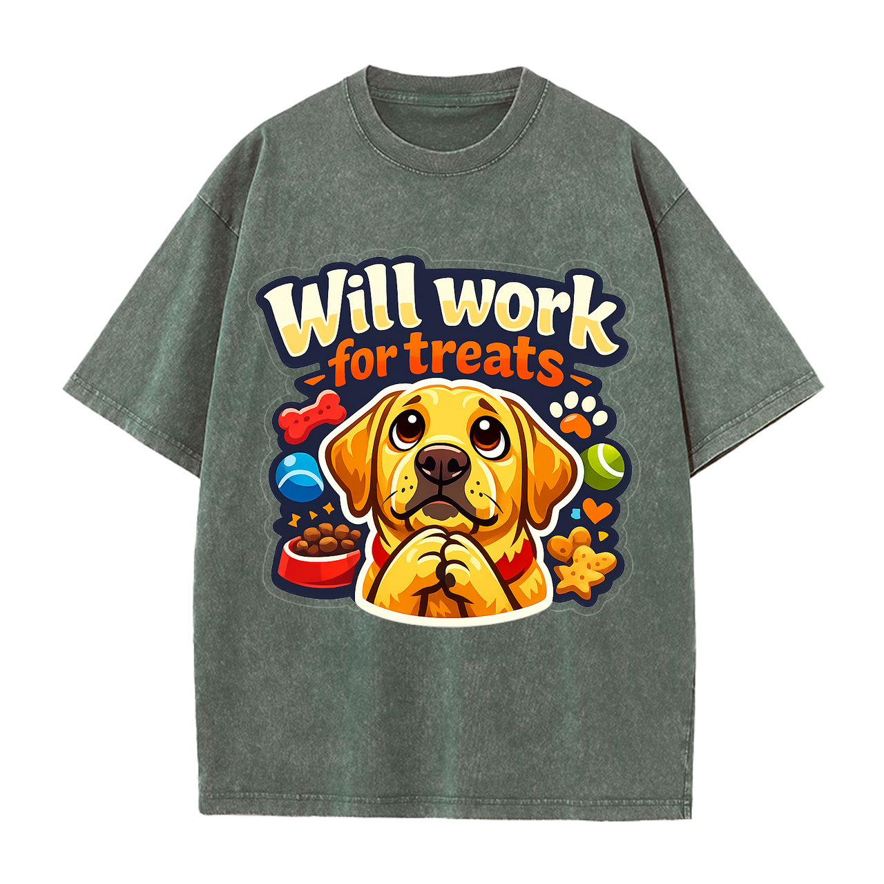 T-shirt Will Work For Treats Dog Lover