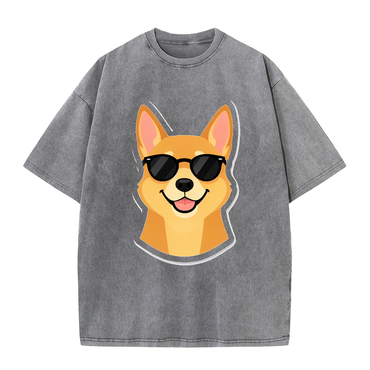 T-shirt Cool Dog Shades - Stylish Pup Design