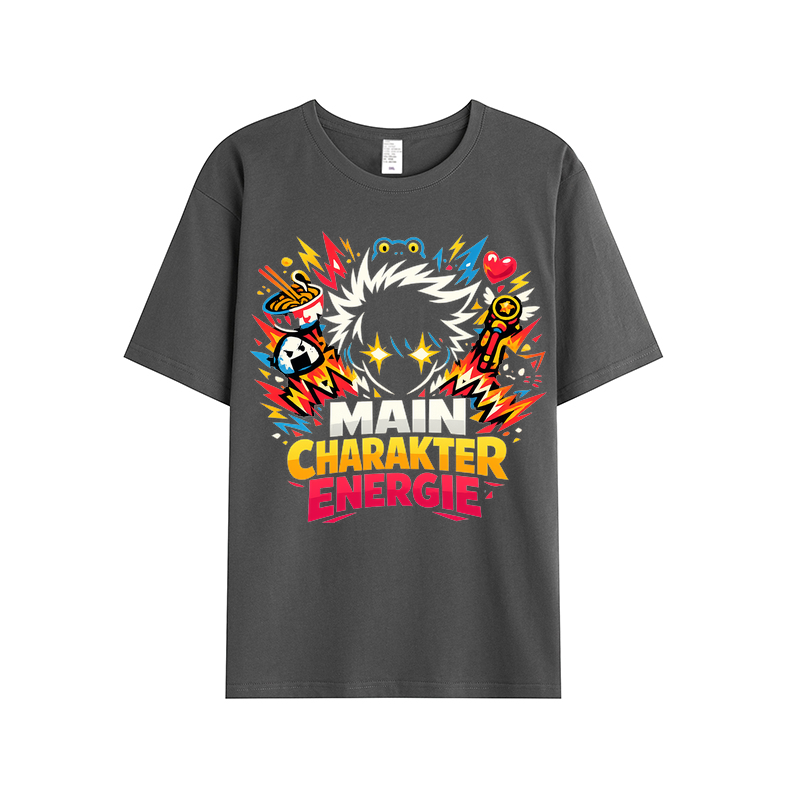 T-Shirt Main Charakter Energie Anime Vibes