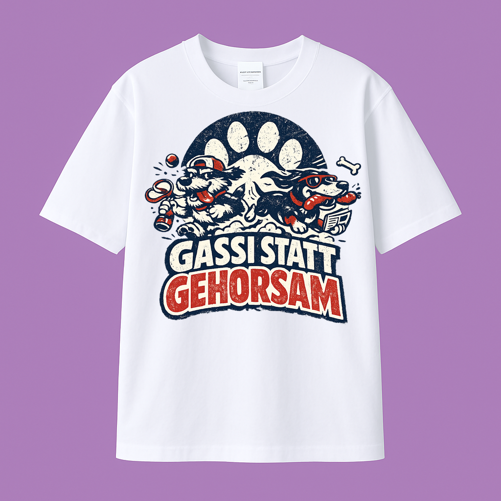 T-Shirt Gassi statt Gehorsam Vibes