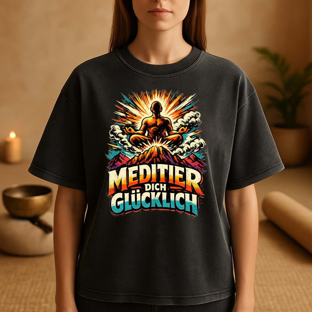 T-Shirt Glücksmeditation Yoga Boost