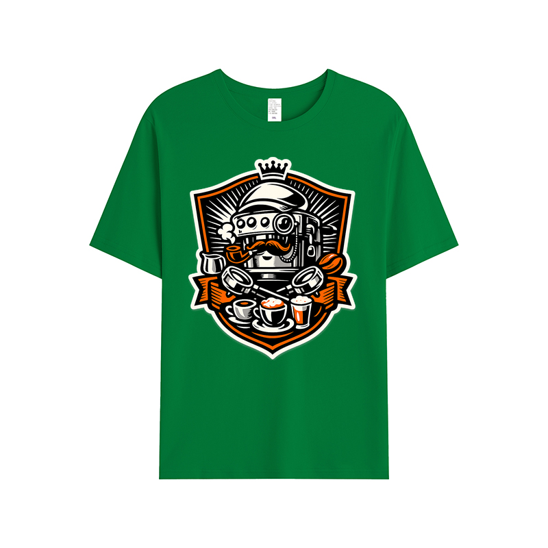 T-shirt Espresso Heraldry Wappen der Kaffeeliebe