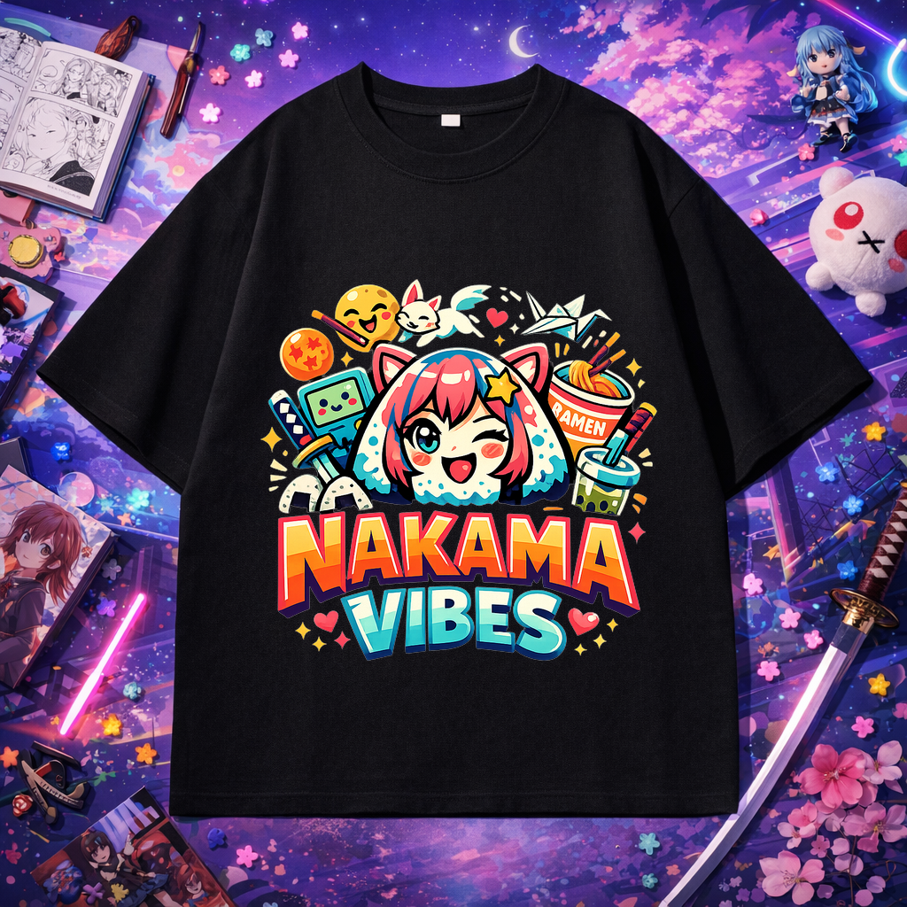 T-Shirt Nakama Vibes – Anime Freundschafts-Style