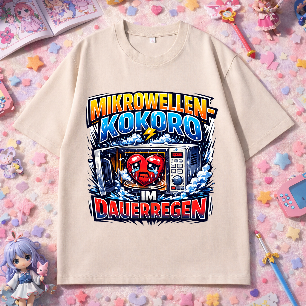 T-Shirt Mikrowellen-Kokoro Regenherz Animee