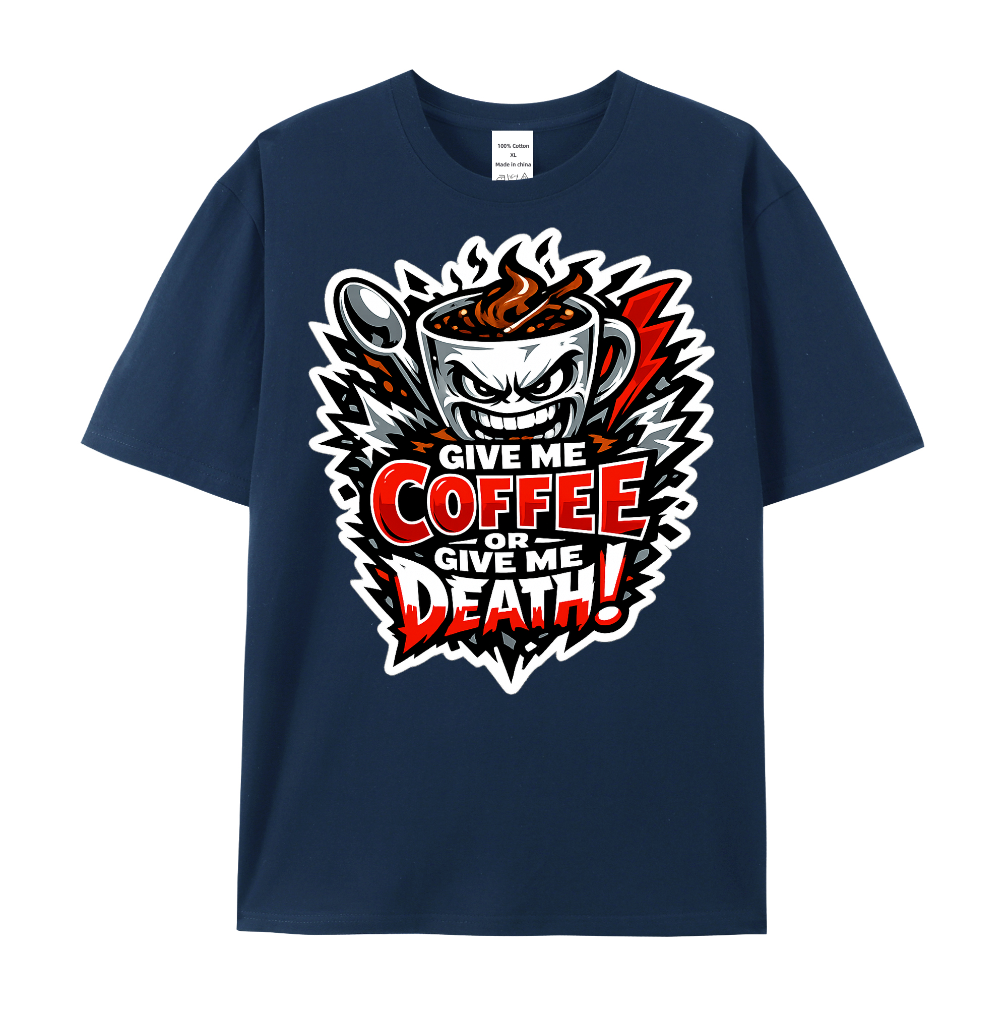 T-shirt Espresso Riot Emblem - Rebellion für Kaffeeliebhaber