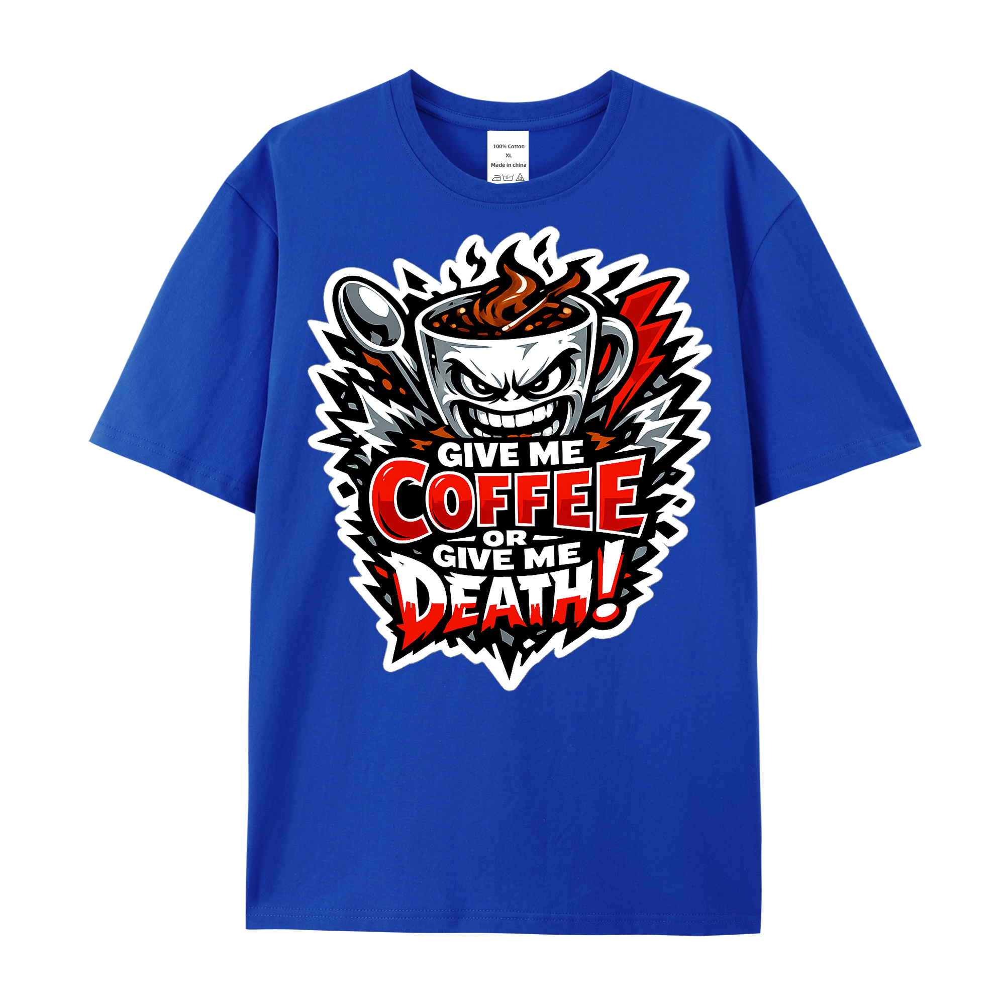 T-shirt Espresso Riot Emblem - Rebellion für Kaffeeliebhaber