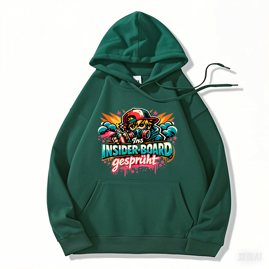 Hoodie Anime Insider Board Sprühkunst