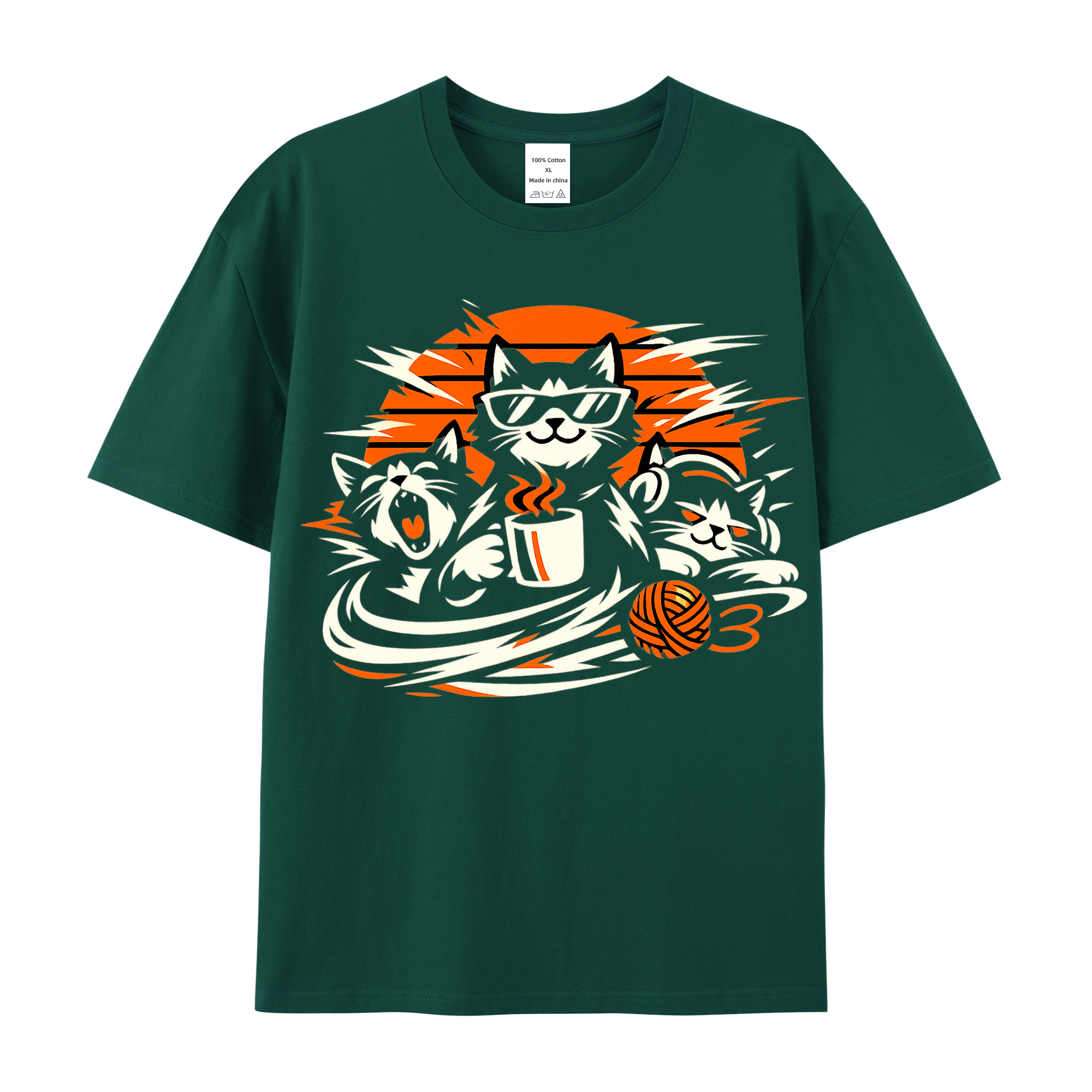 T-Shirt Katzenliebe Pur