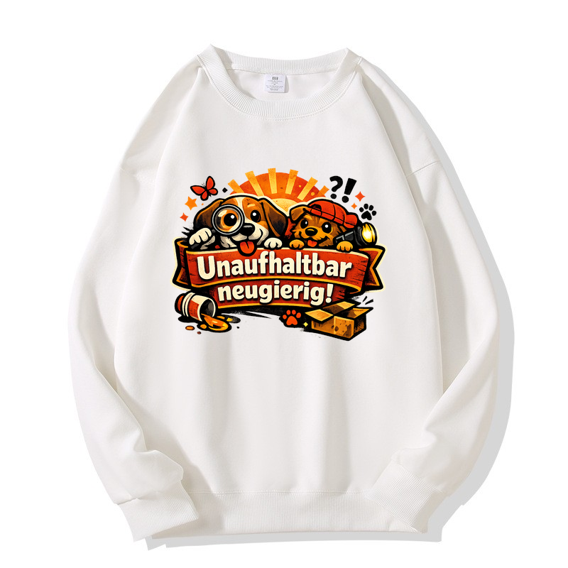 Sweatshirt Neugierige Pfotenpower