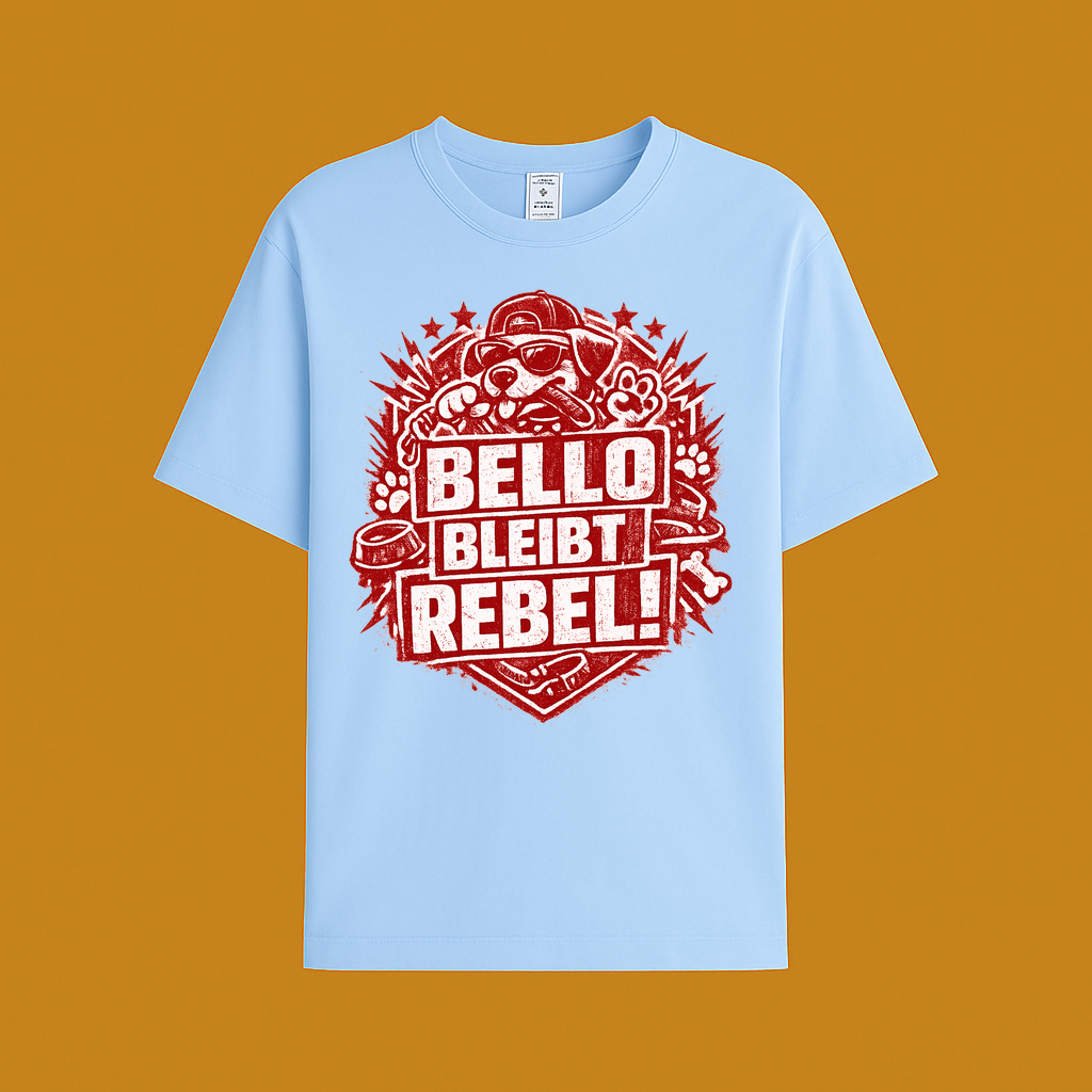 T-Shirt Bello bleibt rebel! Street Dog Vibes