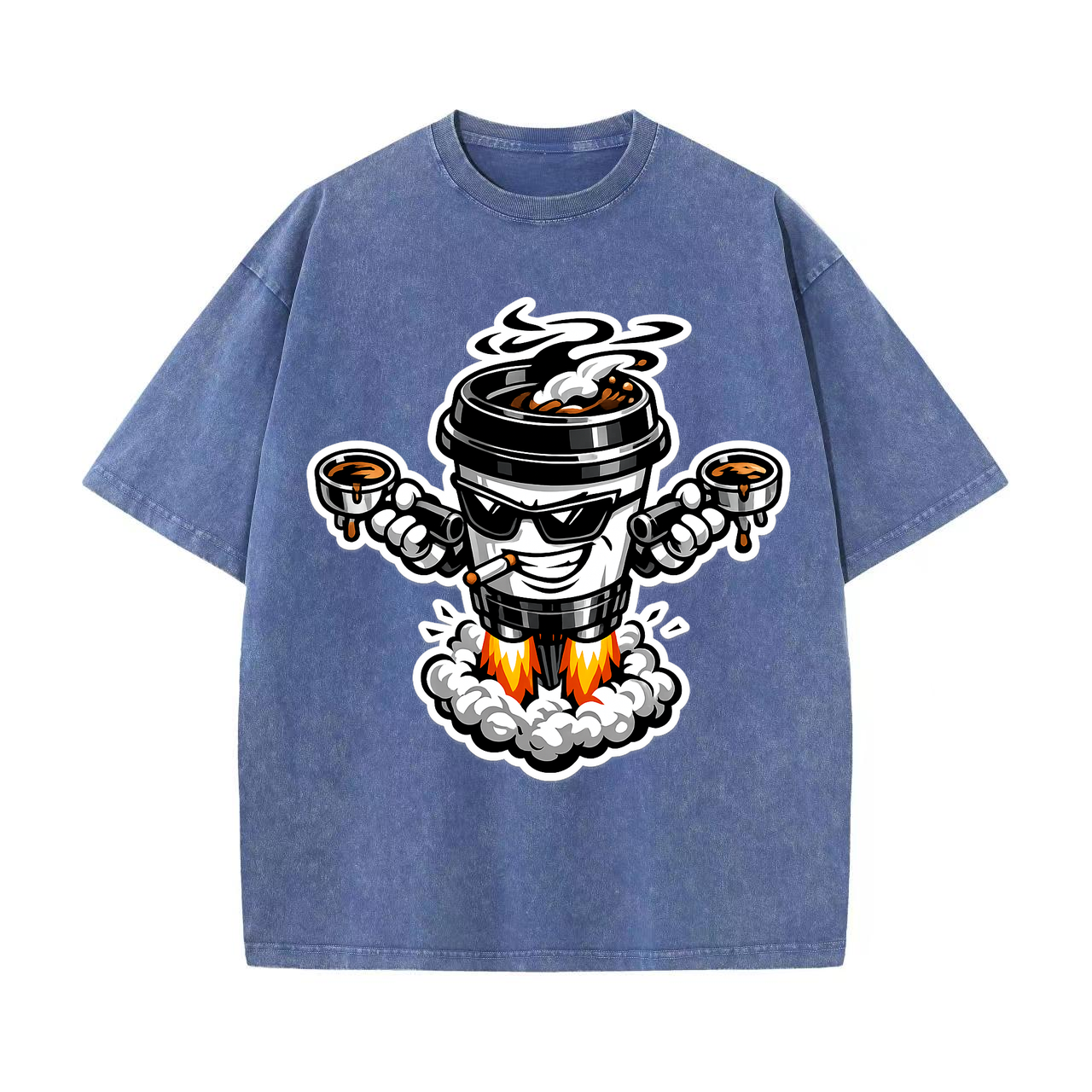T-shirt Velvet Steam Clash Kaffee Code