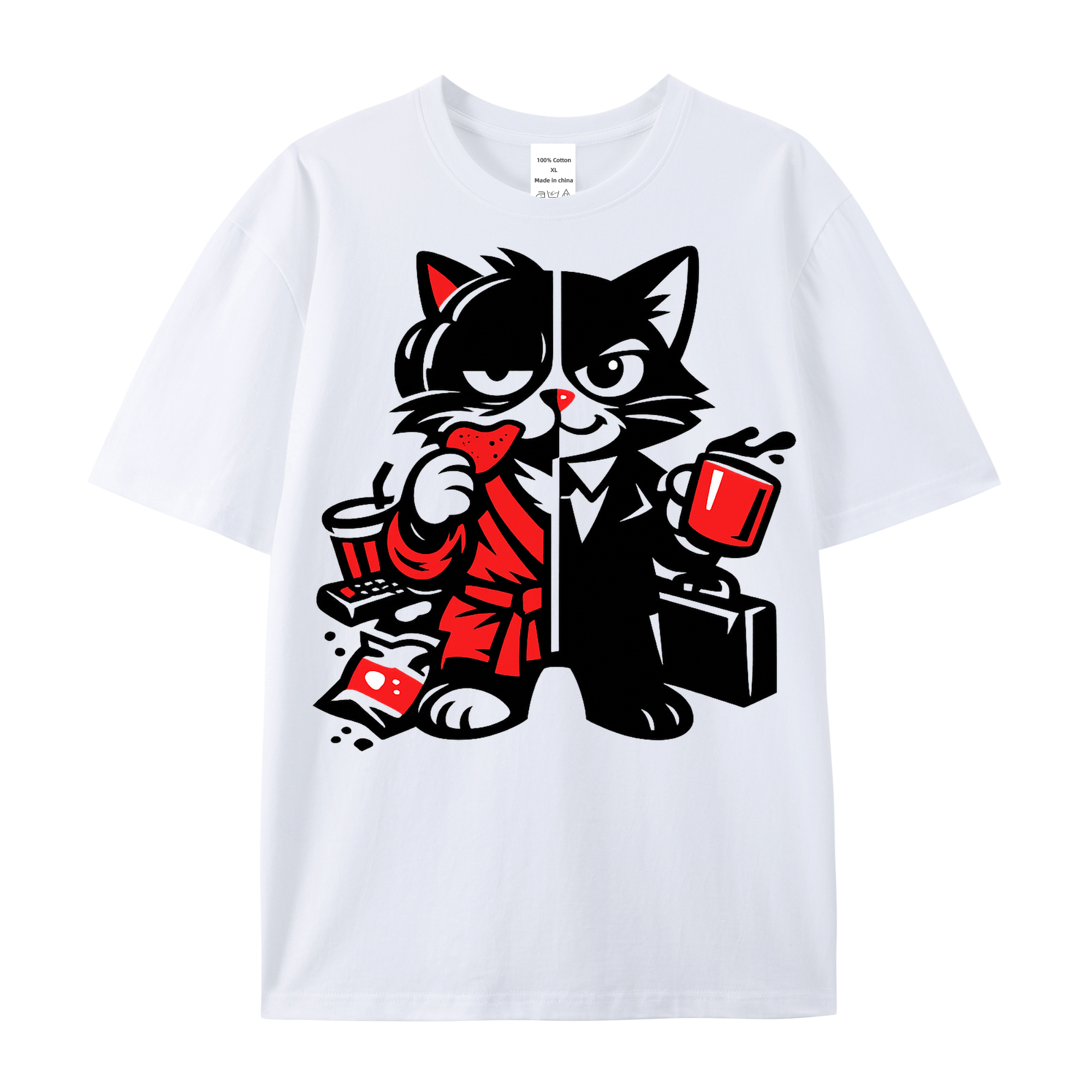 T-Shirt Katzenliebe Pur