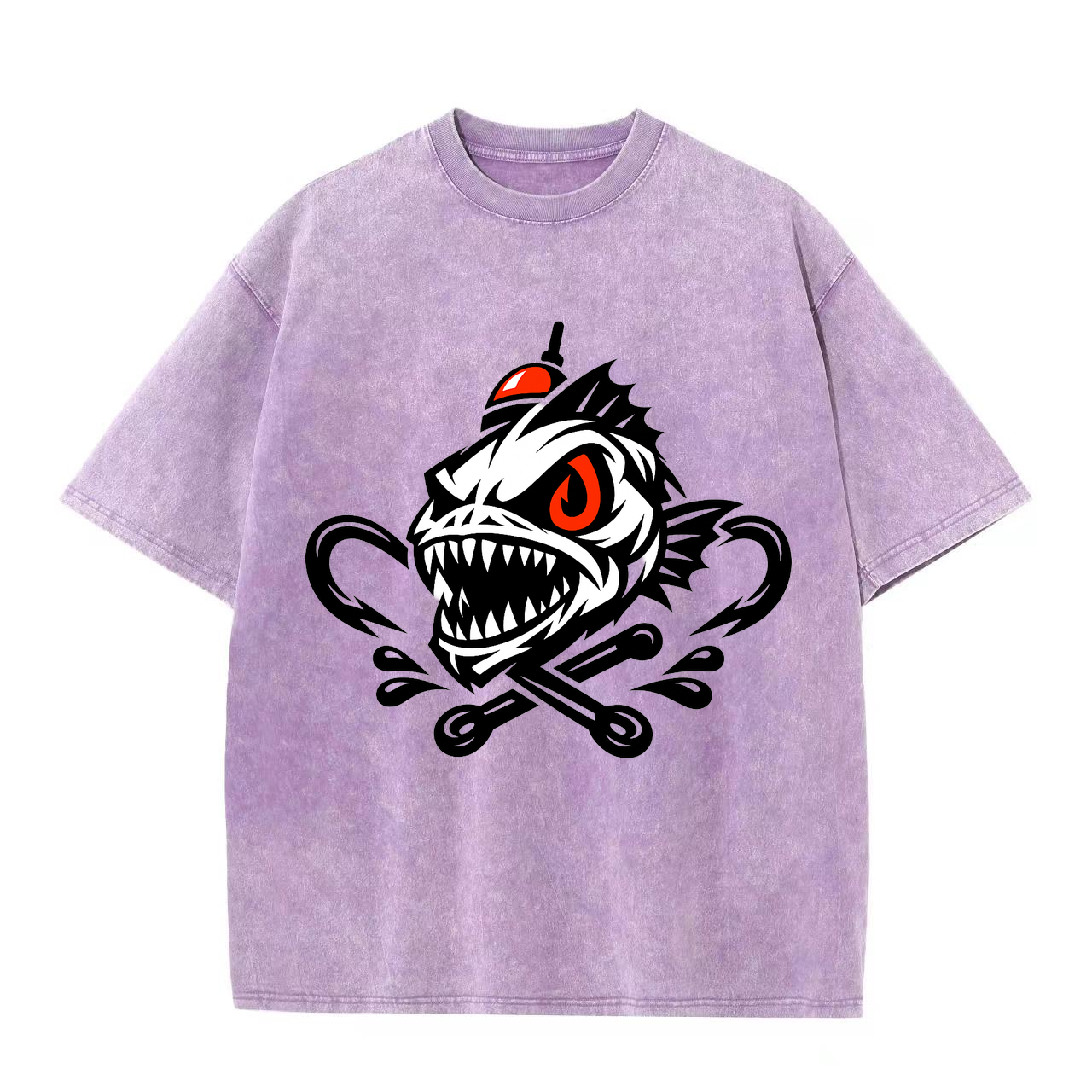 T-Shirt Angelglück am Wasser