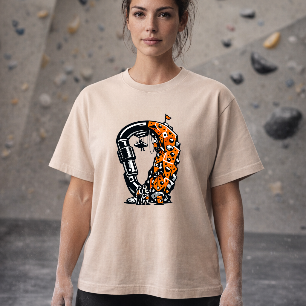 T-shirt - 100% gekämmte Baumwolle - Unisex / 300g Velvet Gri