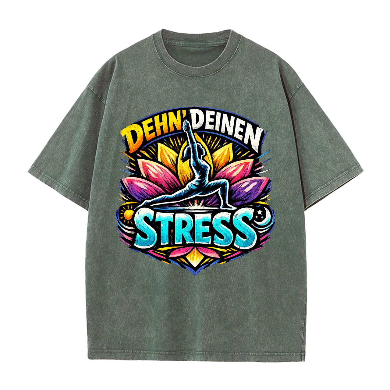 T-Shirt Stretch Your Stress Yoga Flow