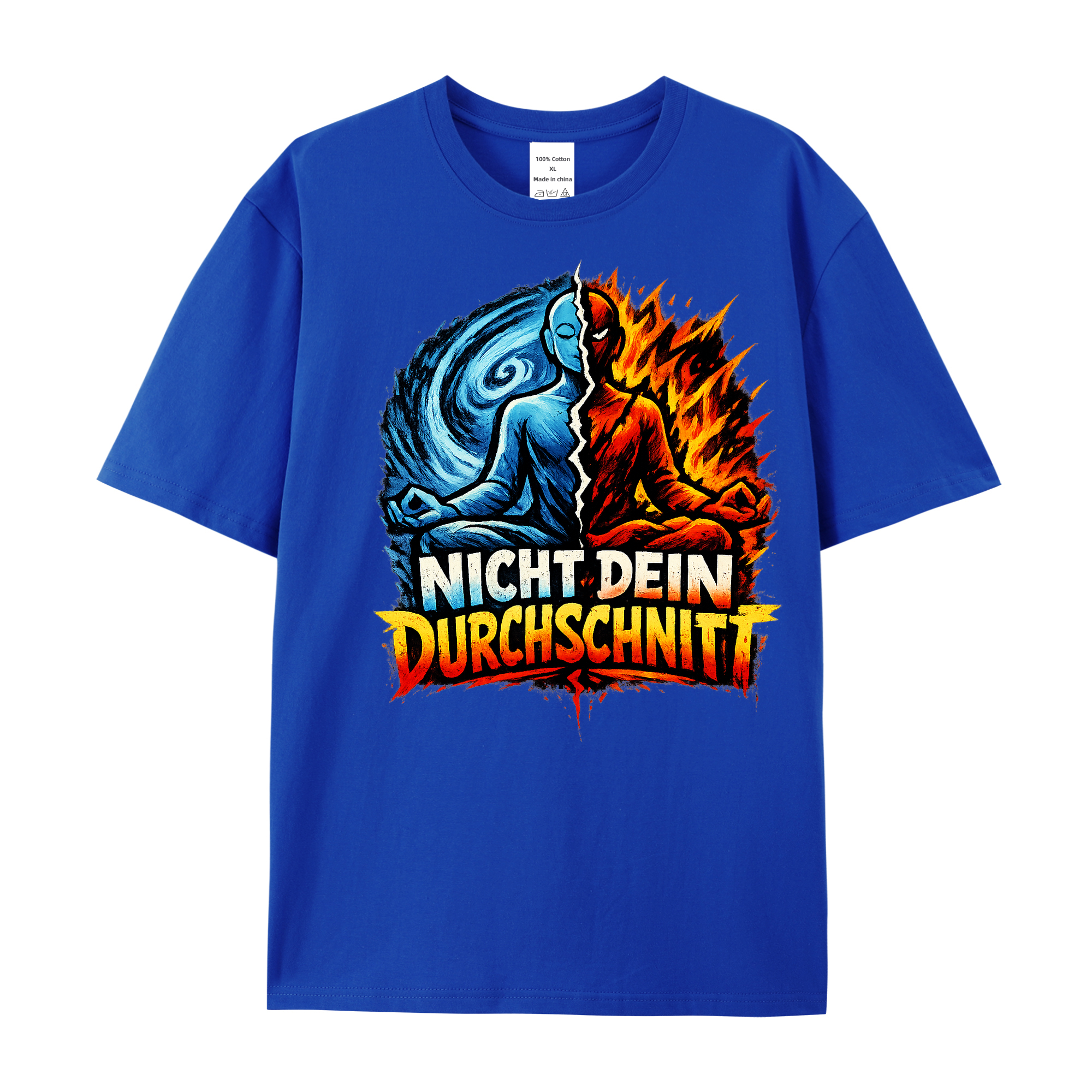 T-Shirt Yoga jenseits des Durchschnitts