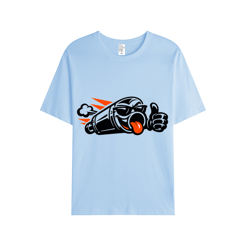 T-shirt Donnerrohr-Symbol der Straße