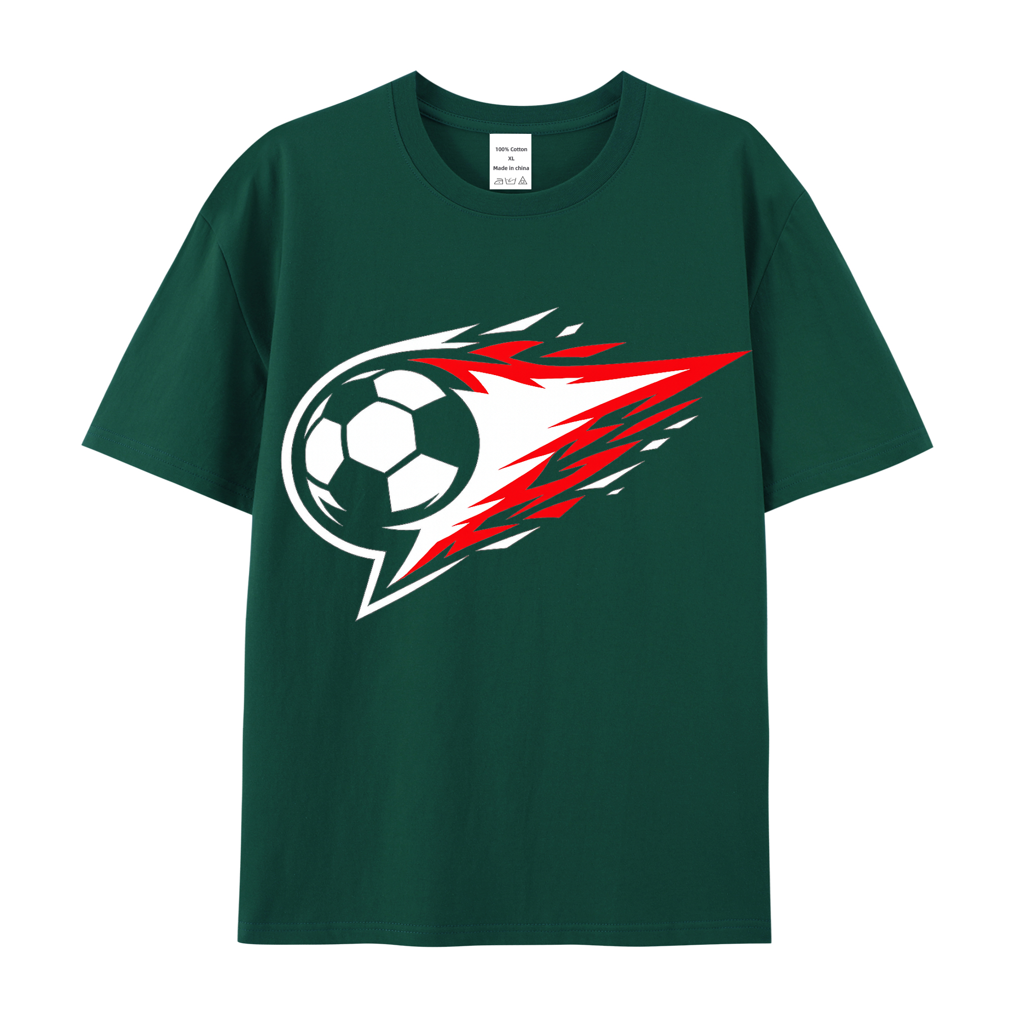 T-shirt Unaufhaltsames Flammenwappen Heldensymbol