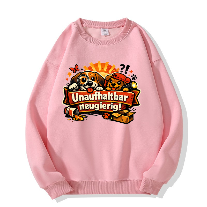 Sweatshirt Neugierige Pfotenpower