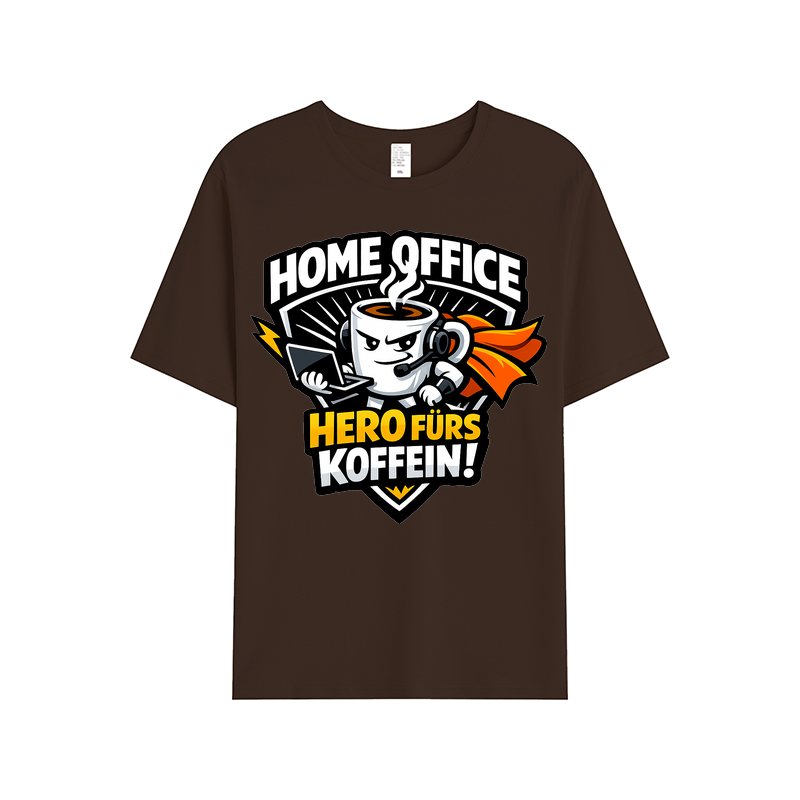 T-shirt Kaffeekrieger-Emblem Premium Design