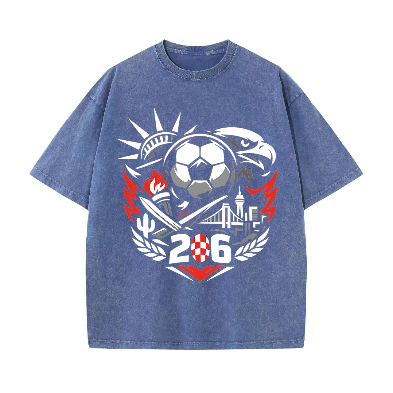 T-Shirt Sturmkrone des Spiels WM 2026