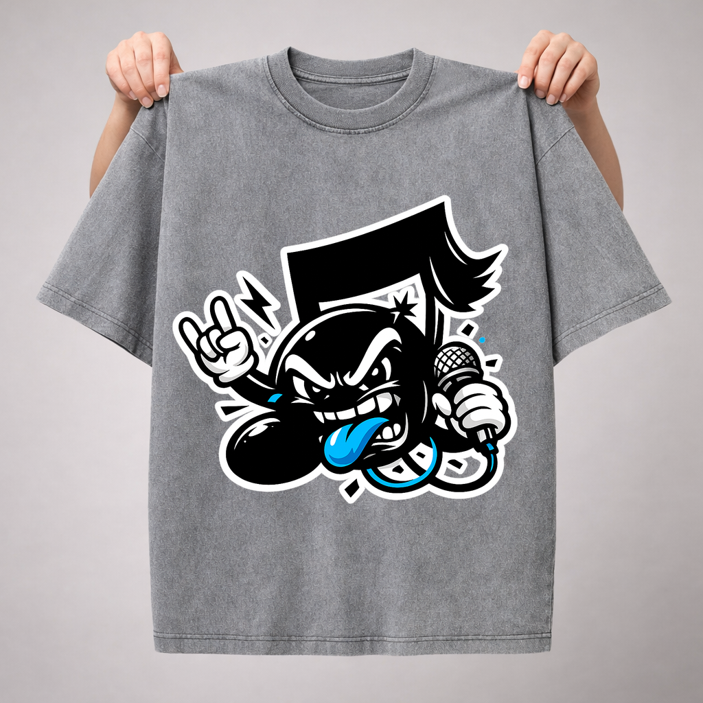 T-shirt Unisexe 230g Icône du Son de Suie