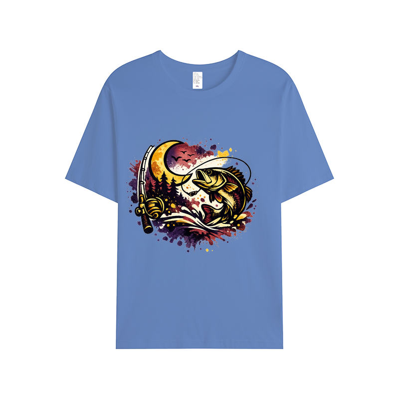 T-Shirt Anglerherz Abtauchen in die Freiheit