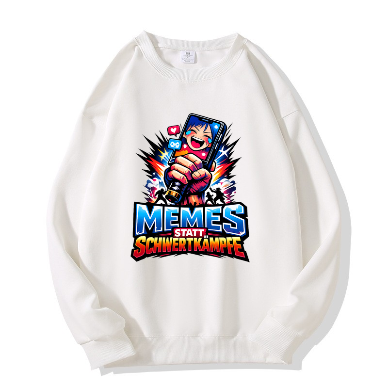 Sweatshirt Meme-Kampf statt Schwertzauber