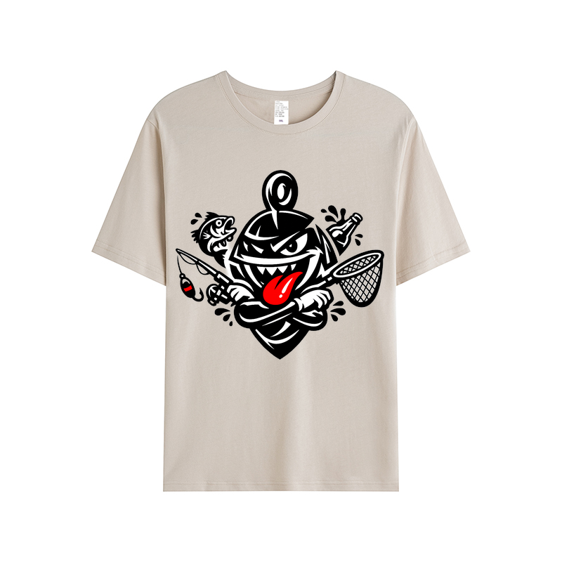 T-Shirt Angelglück am Wasser