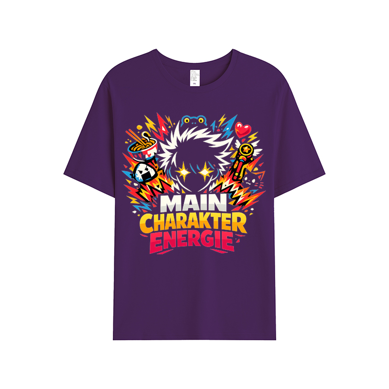 T-Shirt Main Charakter Energie Anime Vibes