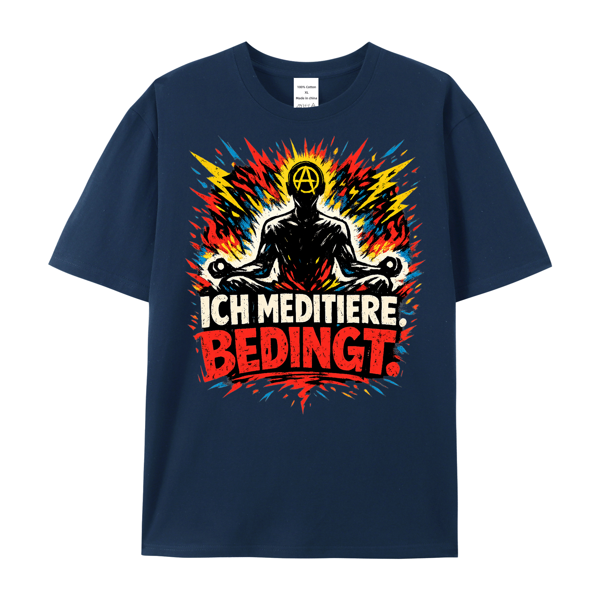 T-Shirt Zen Humor Ich meditiere Bedingt