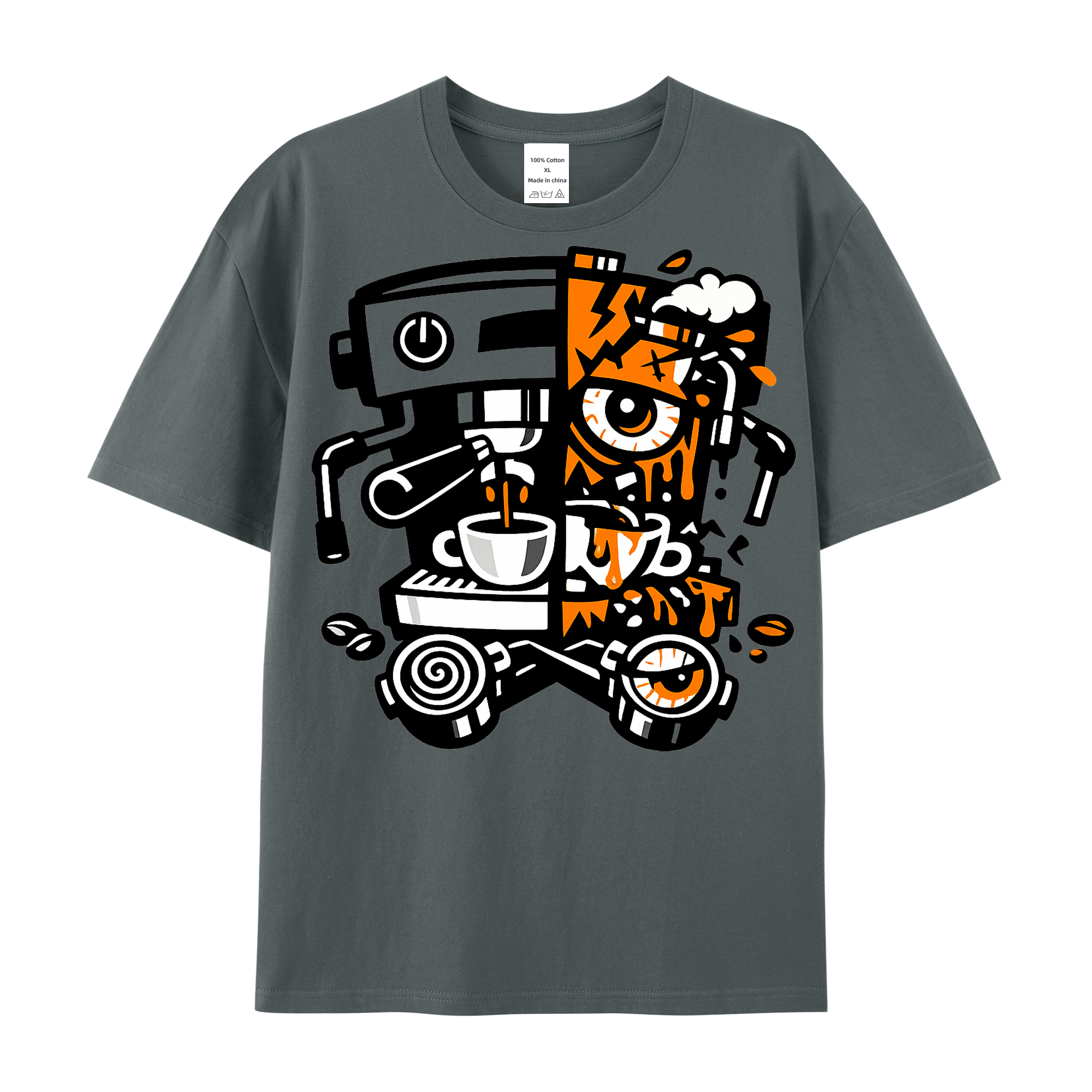 T-shirt Espresso Overthinker – Kaffeeliebe trifft Gedankenka