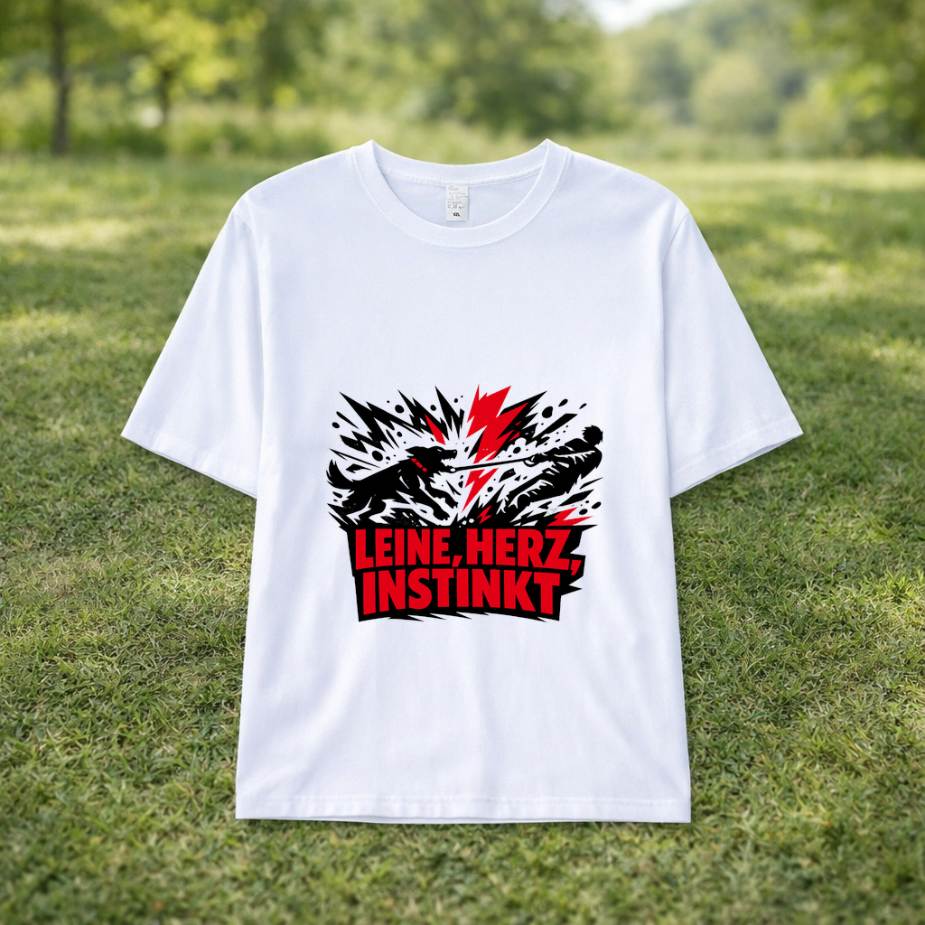 T-Shirt Leinenherz Instinkt