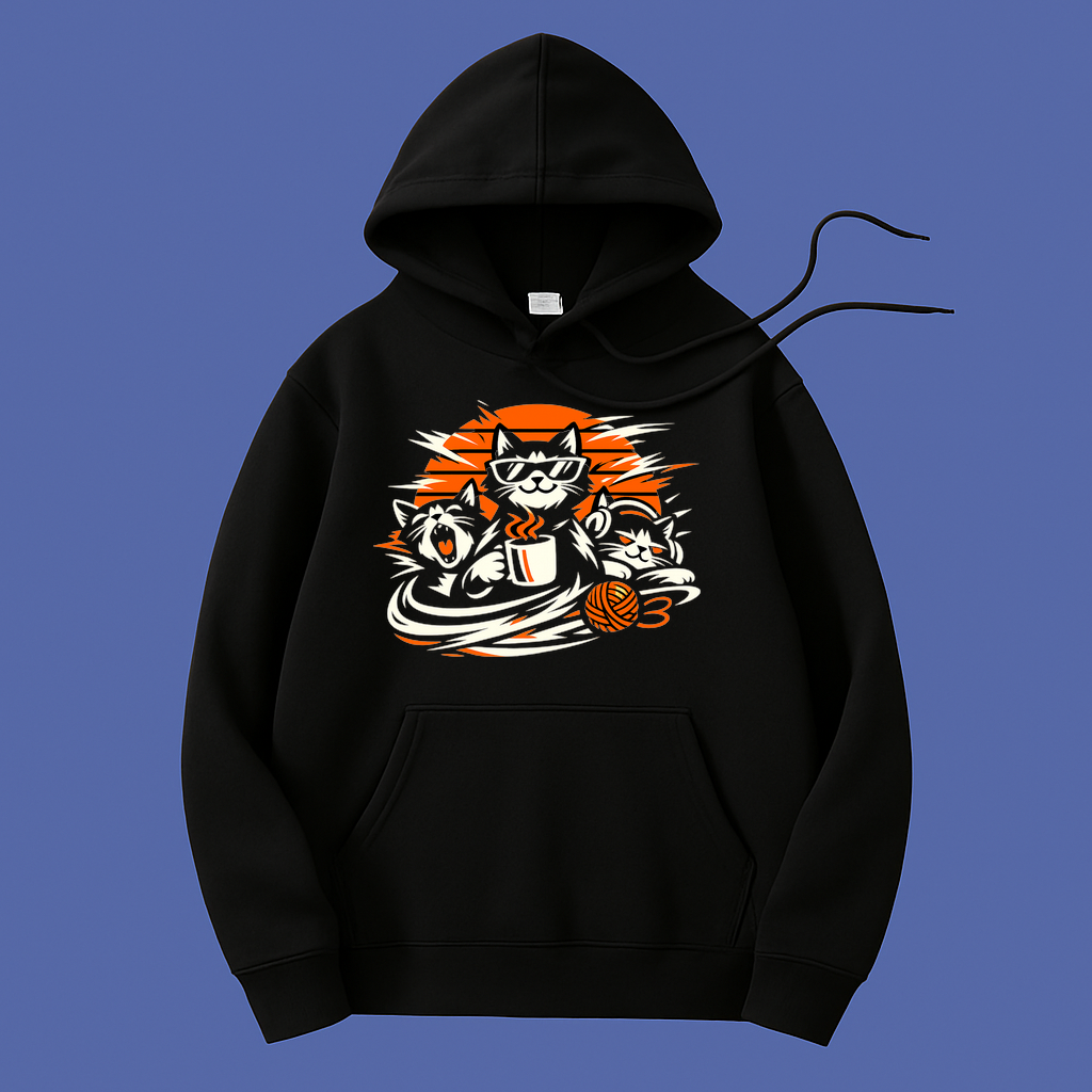 Hoodie Katzenliebe Pur