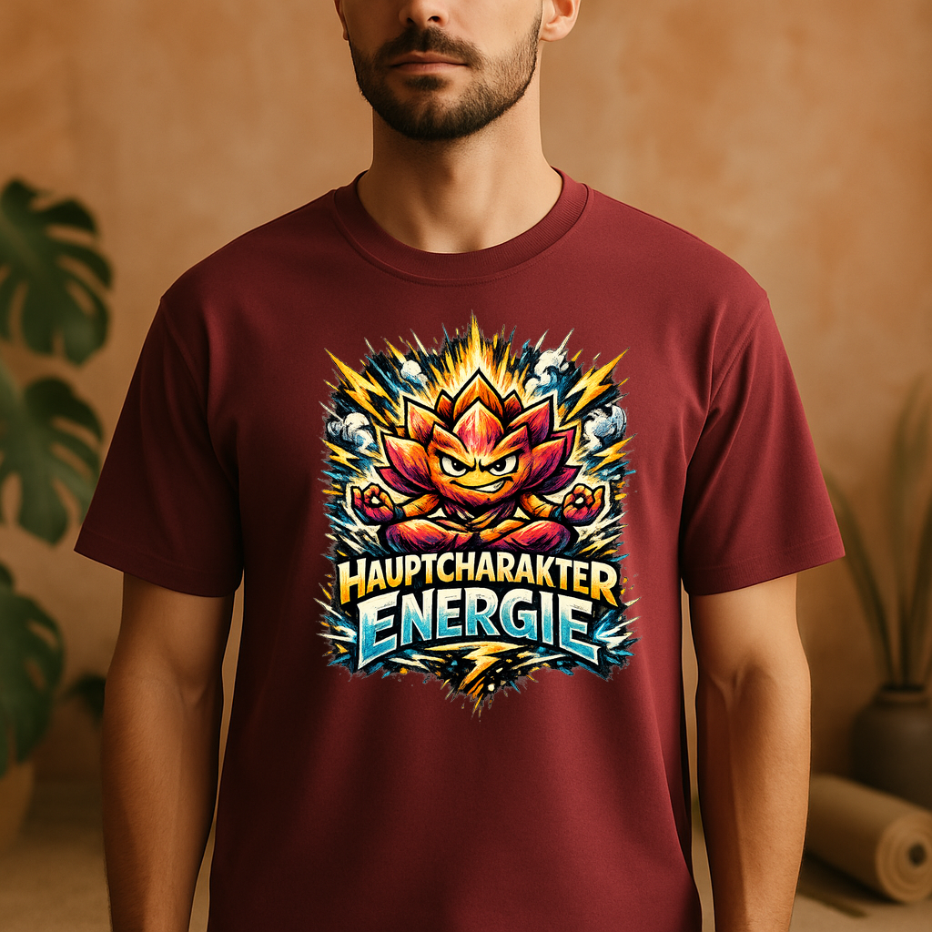 T-Shirt Hauptcharakter Yoga Vibes