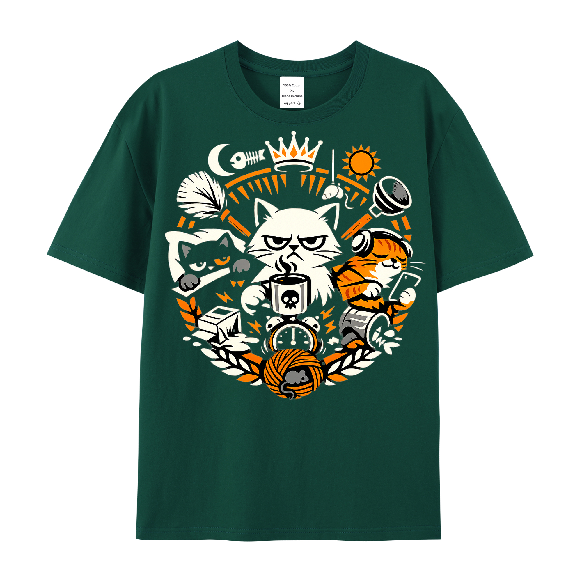 T-Shirt Schnurrglück Katzenliebe