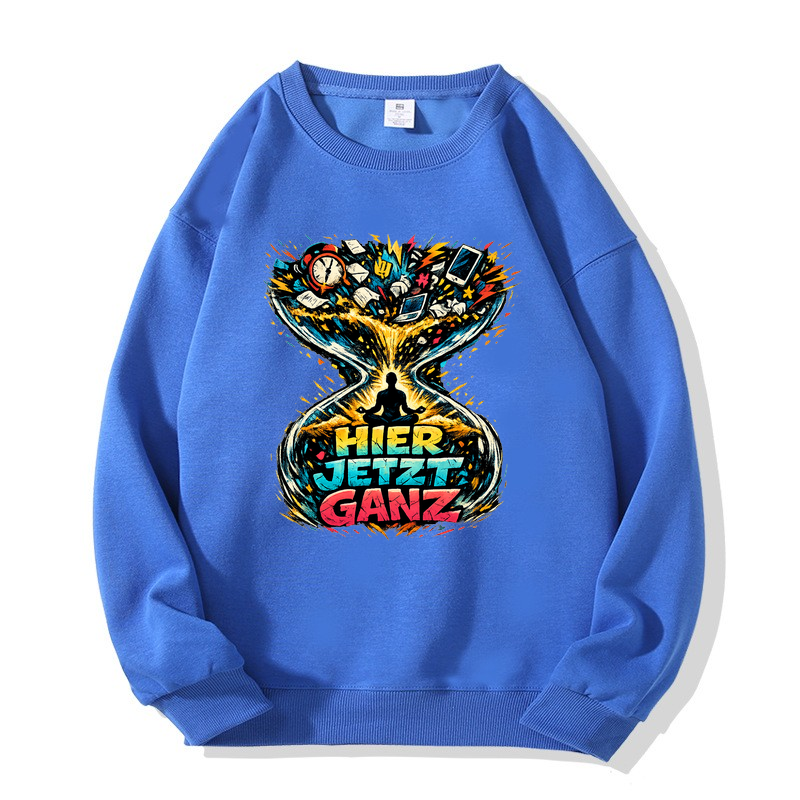 Sweatshirt HierJetztGanz – Yoga Flow Komfort