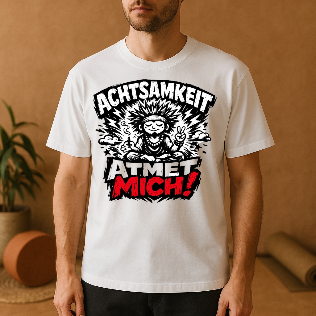 T-Shirt Achtsamkeitsatem Yoga Yogi Spirit