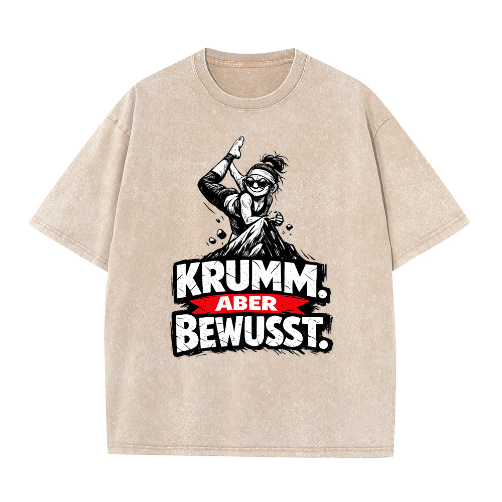 T-Shirt Krumm. Bewusst. Yogini Style