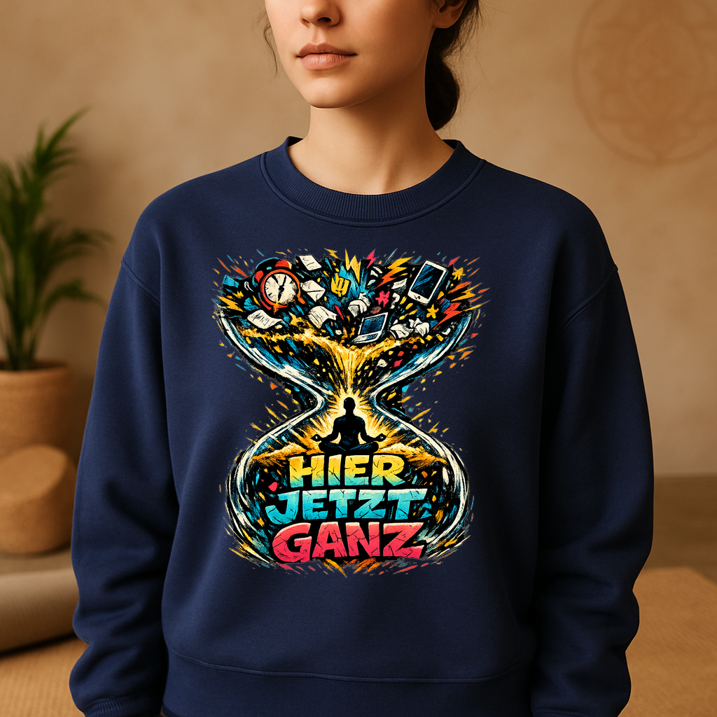 Sweatshirt HierJetztGanz – Yoga Flow Komfort